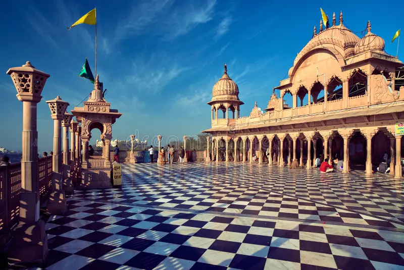 shriji radharani mandir indian temple holy place varsana barsana mathura uttar pradesh india sep shriji radharani mandir indian 181517182